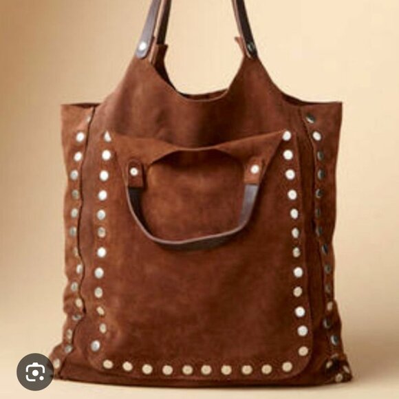 Sundance Suede Tote "EUC" - Picture 16 of 16